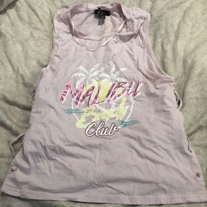 Side lace women’s top